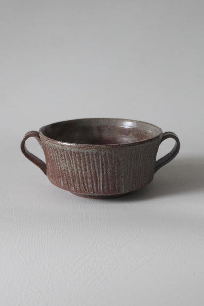 MOCCA ANGULAR BOWL - HANDCARVED