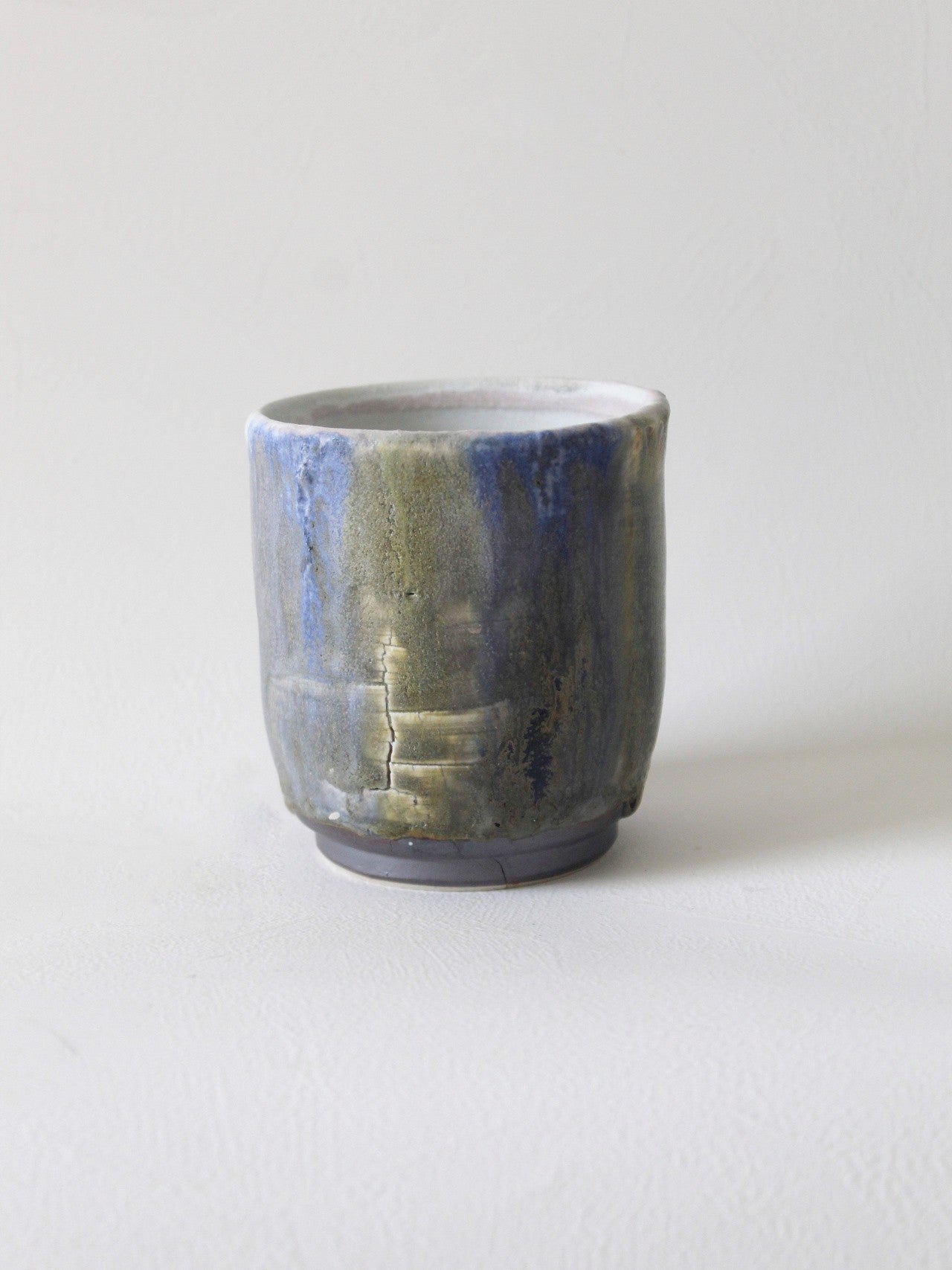 STRAIGHT MUG IN STRIPEY BLUE