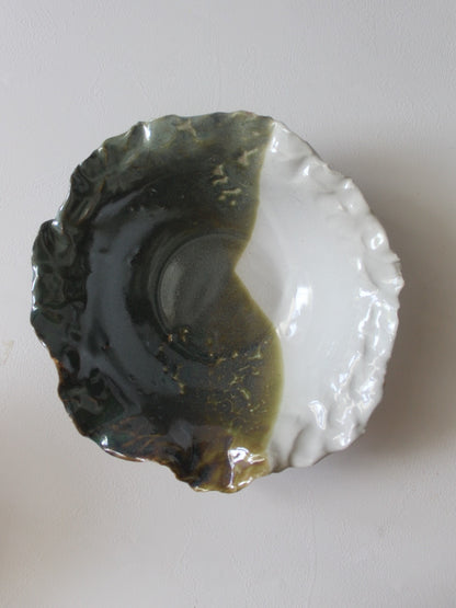 CORAL BOWL HALF GREEN