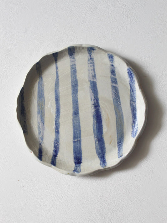 KOZARA PLATE BLUE DECO - STRIPES - 15CM